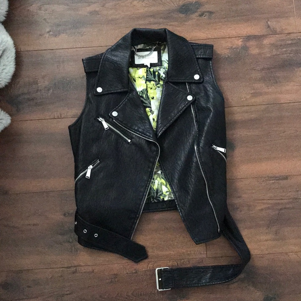 Leather vest